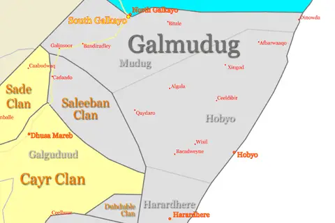 Map: Galmudug Map