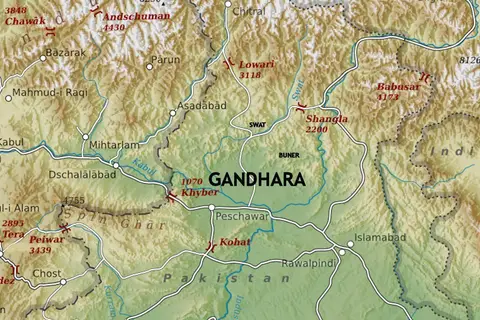Map: Gandhara Map