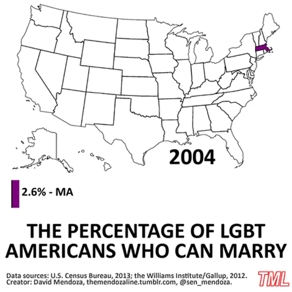 Map: Gay Marriage Is Sweeping Across America