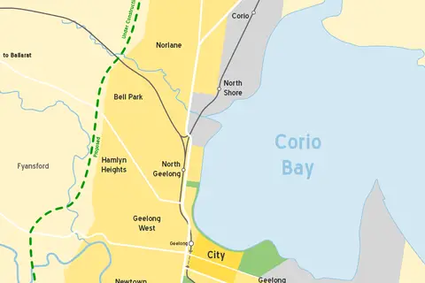 Map: Geelong Metropolitan Map