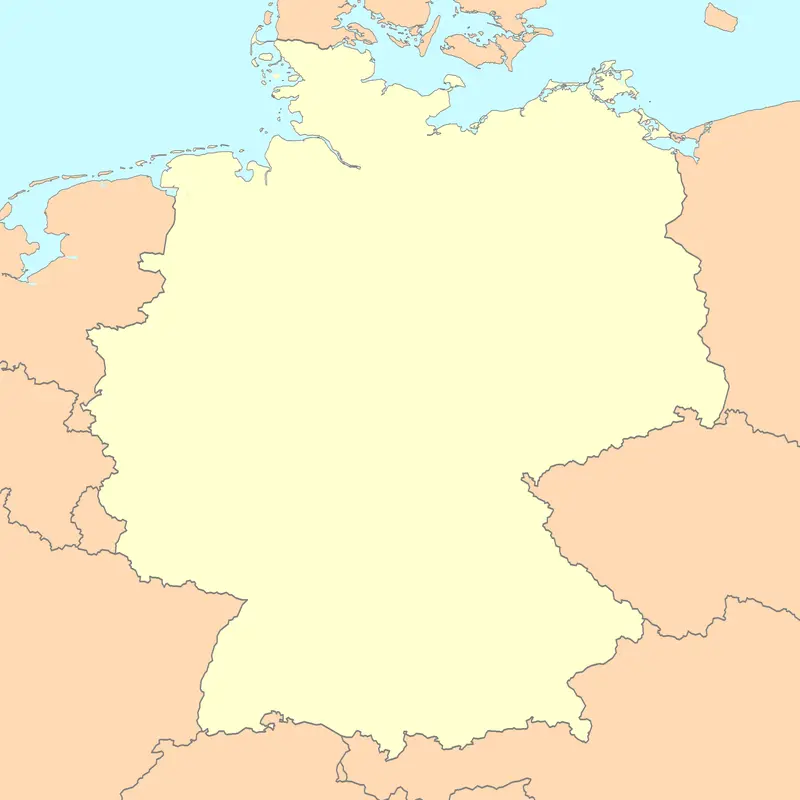 Map: Germany Map Blank