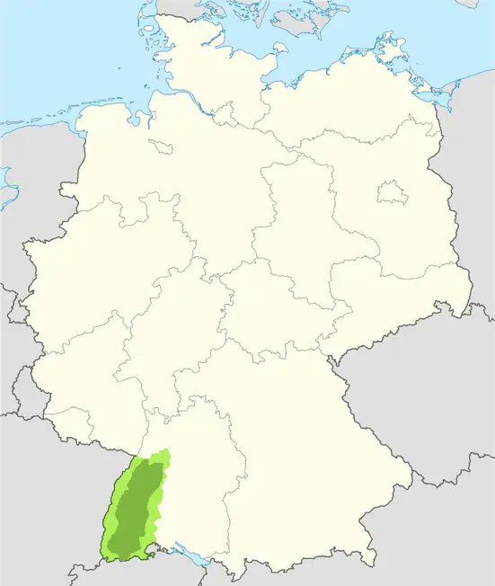 Map: Germany Wikivoyage Locator Maps Black Forest