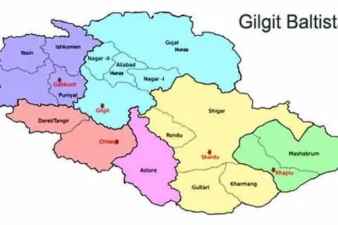 Map: Gilgitbaltistan Map