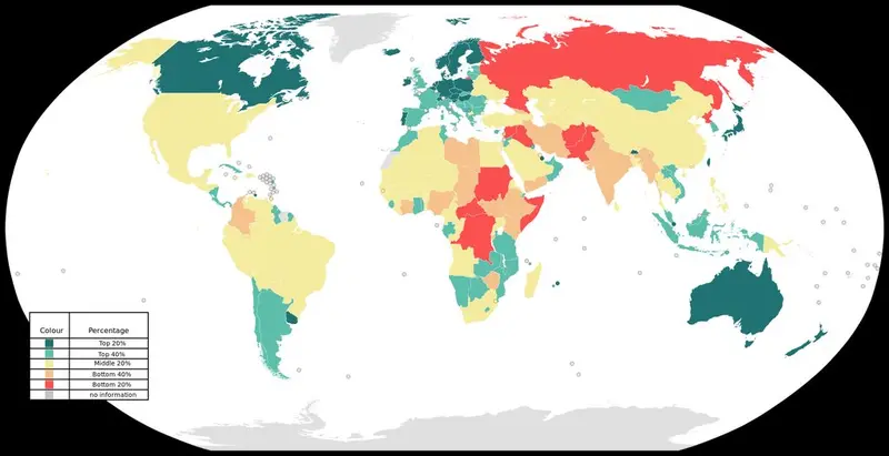 Map: Global Peace Index 2014