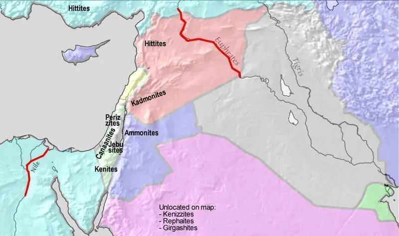 Map: Greater Israel Map