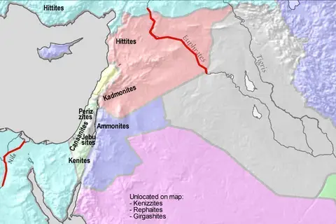 Map: Greater Israel Map