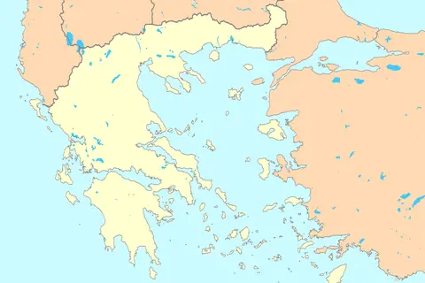 Map: Greece Map Blank