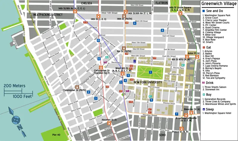 Map: Greenwichvillage Map