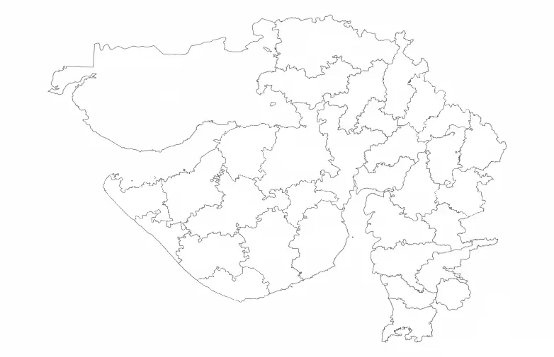 Map: Gujarat Map New