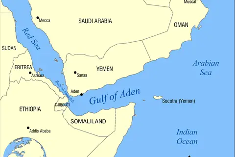 Map: Gulf of Aden Map