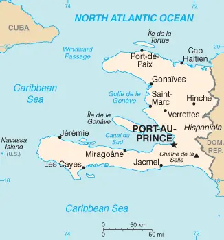 Map: Haiti Map