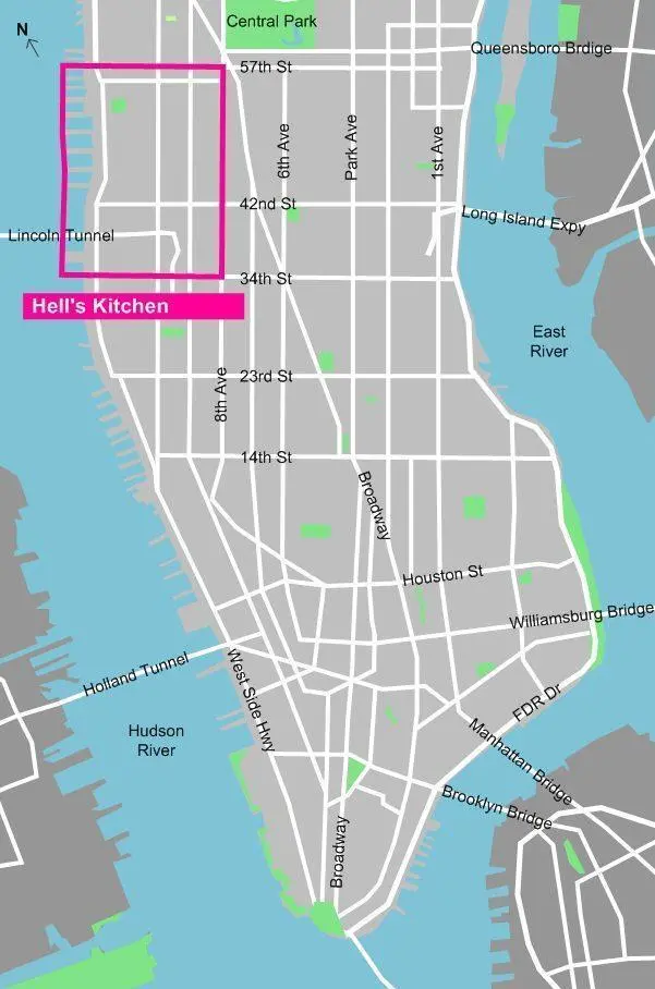 Map: Hells Kitchen Map