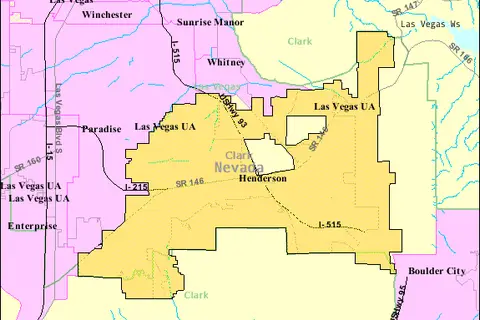 Map: Hendersonnv Map