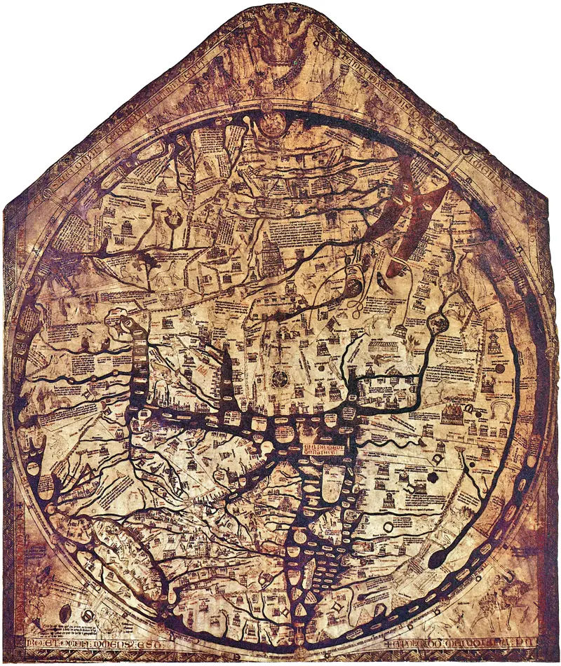 Map: Hereford Mappa Mundi