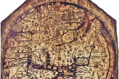 Map: Hereford Mappa Mundi