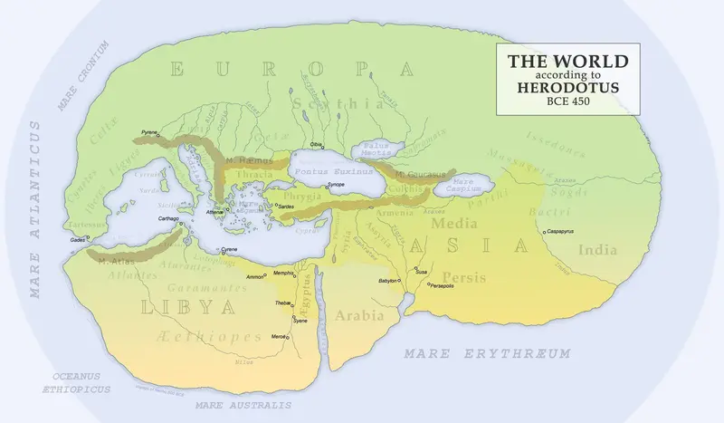 Map: Herodotus World Map