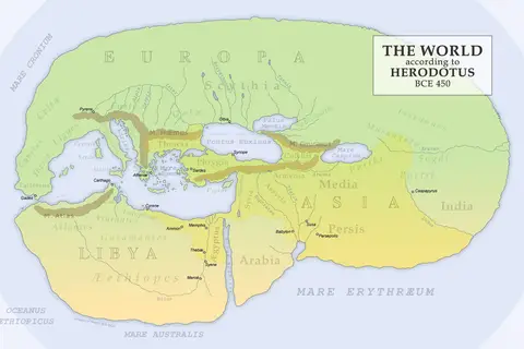Map: Herodotus World Map