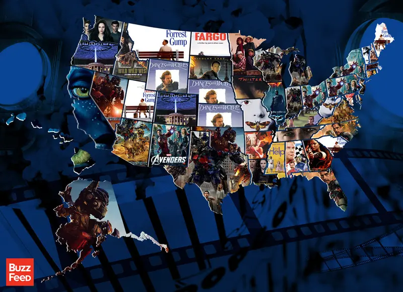 Map: Highest-Grossing Movies Filmed in Each State