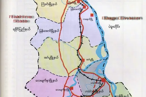 Map: Hinthada District Map