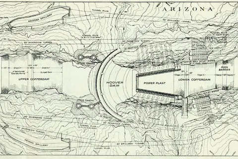 Map: Hooverdamcontour Map