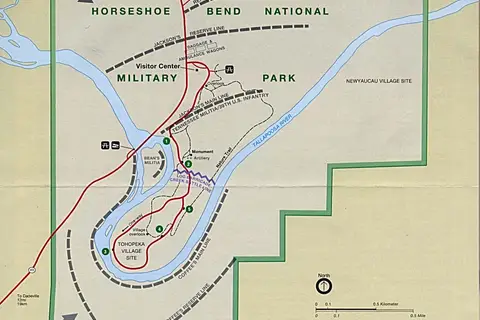 Map: Horseshoe Bend Map