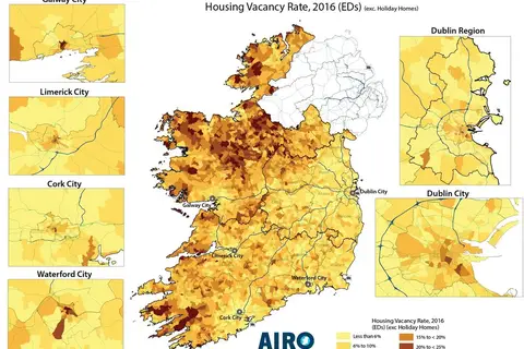 Map: Housing Vacancy Rate in Ireland