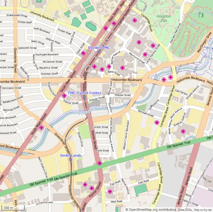 Map: Houston Medical Center Map