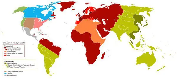 Map: Hypothetical Map of the World if the Axis wins WW2
