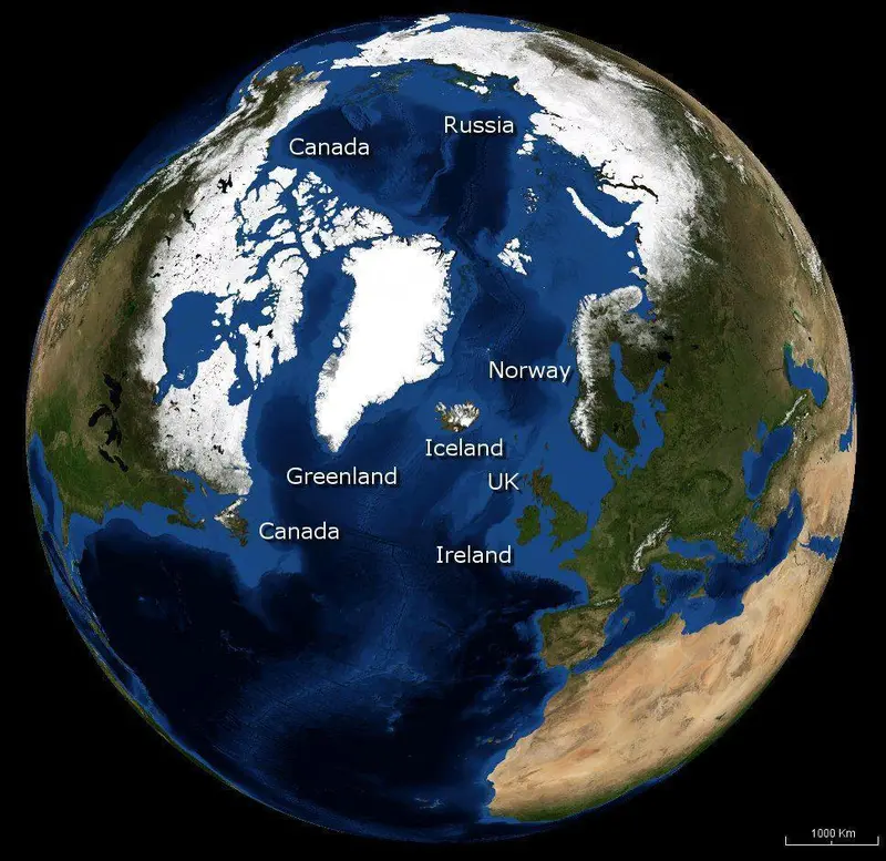 Map: Icelandglobe Map