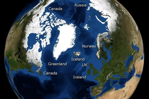 Map: Icelandglobe Map