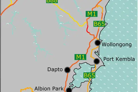 Map: Illawarra Region Map