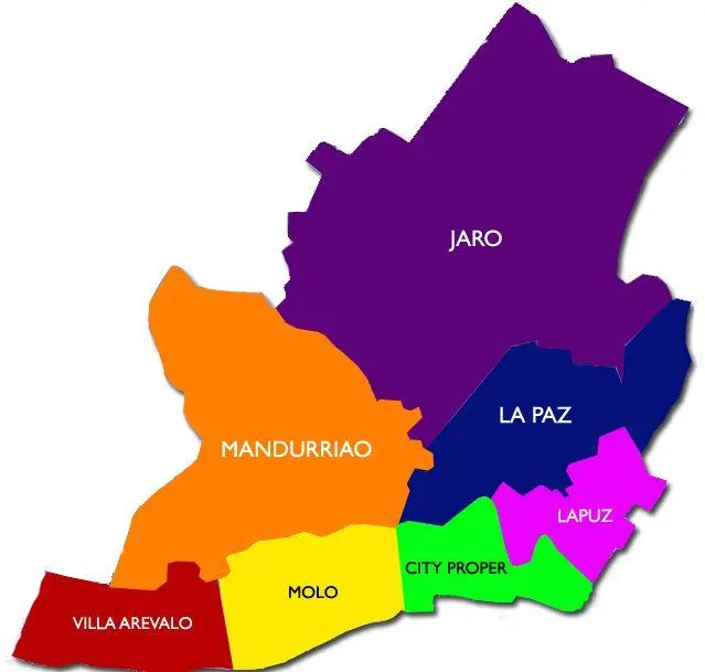 Map: Iloilo City District Map