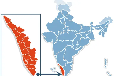 Map: India Map Kerala