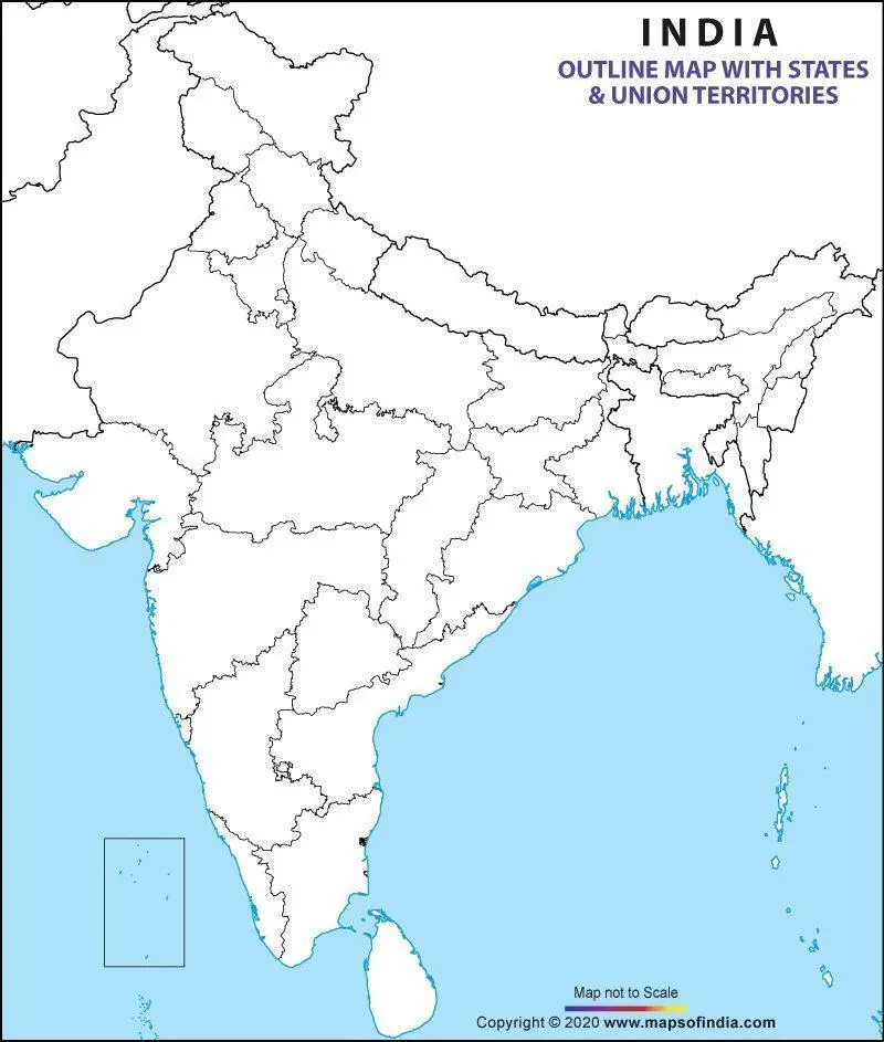 Map: Indiaoutline Map
