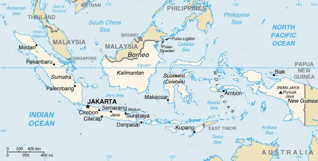 Map: Indonesia Map