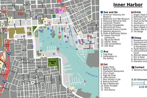 Map: Inner Harbor Map