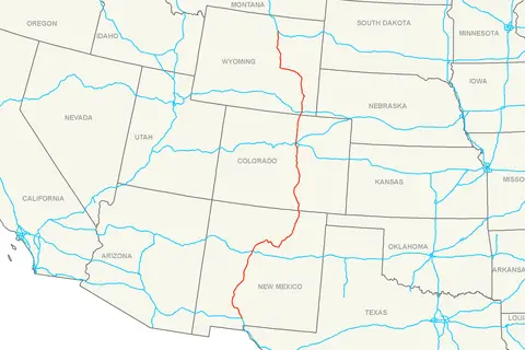 Map: Interstate 25 Map