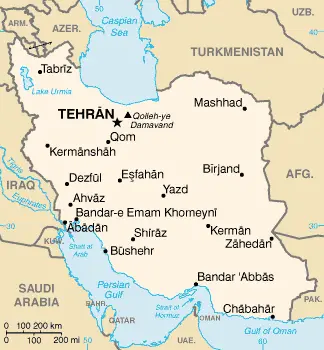 Map: Iran Map