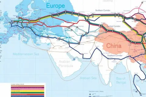 Map: Iron Silk Road