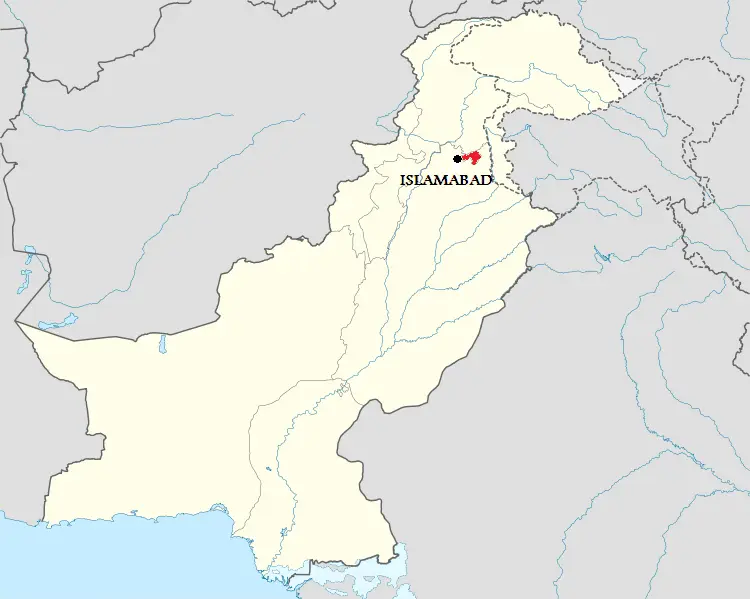 Map: Islamabad Location Map