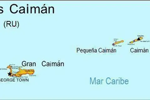 Map: Islas Caimn Mapa