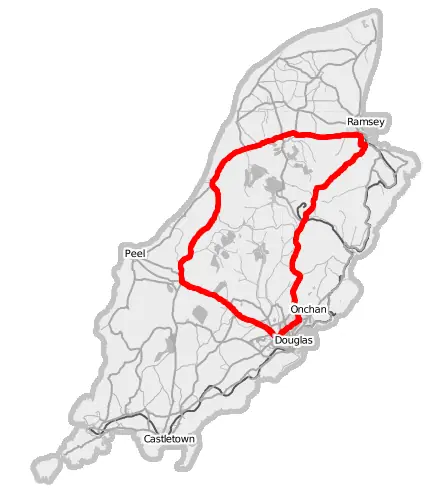 Map: Isle of Man TT Course (OpenStreetMap)