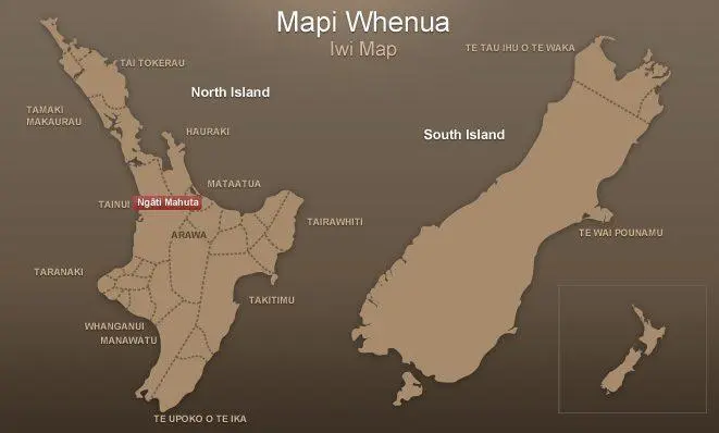 Map: Iwi Map Ngati Mahuta