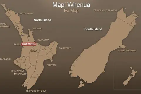 Map: Iwi Map Ngati Mahuta