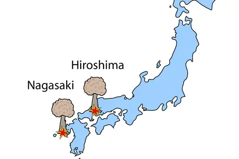 Map: Japan Map Hiroshima Nagasaki