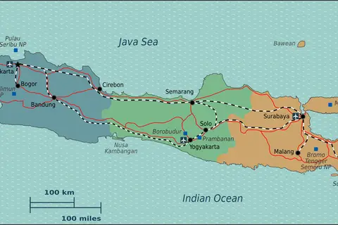 Map: Java Region Map