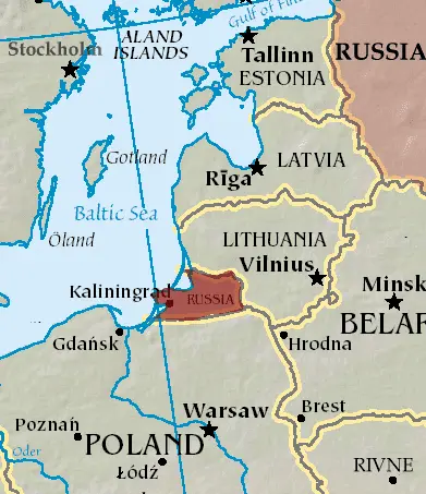 Map: Kaliningrad Map