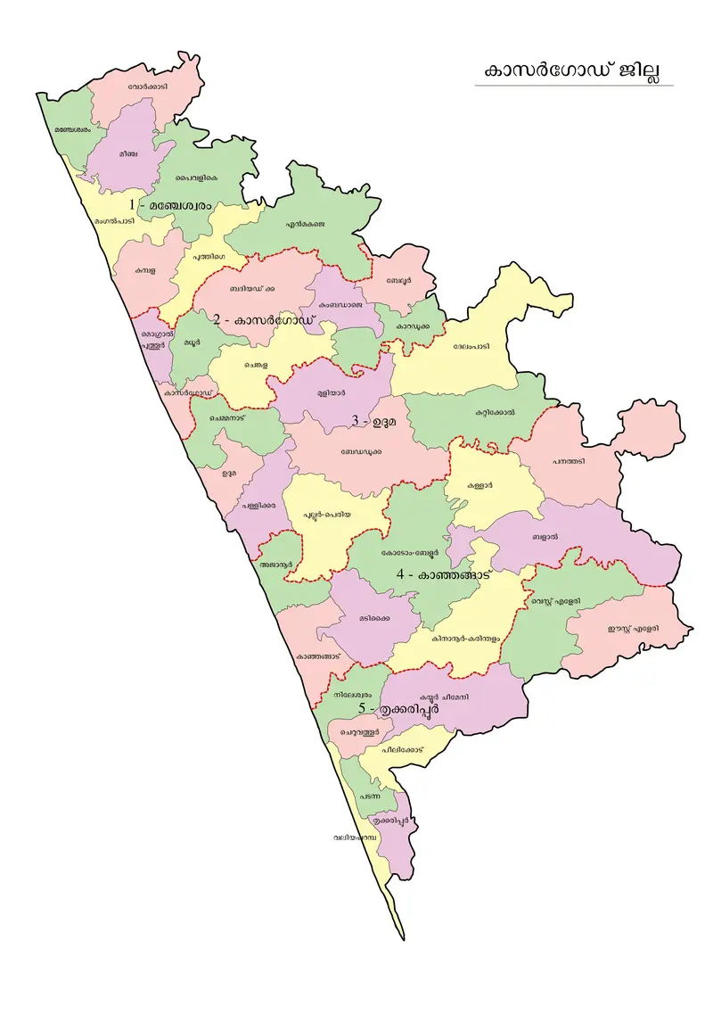 Map: Kasaragod Map