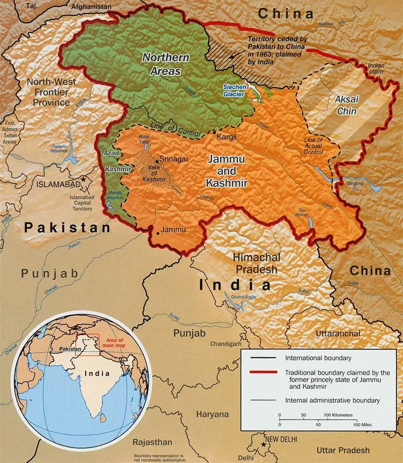 Map: Kashmir Map