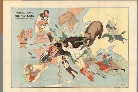 Map: Kill That Eagle – WWI Map (1914)